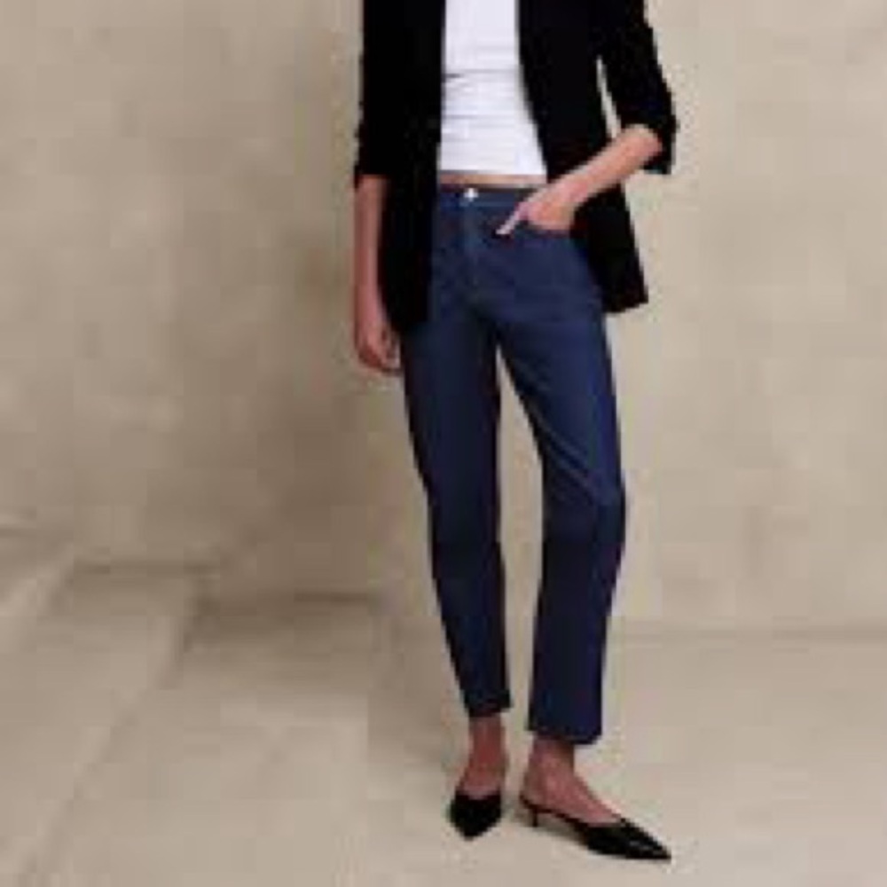 Banana Republic Women's Beau Jeans in Dark Wash